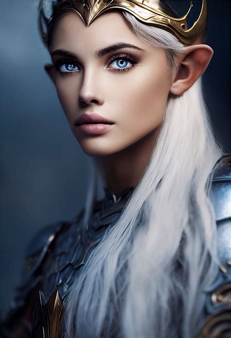 nude female elf